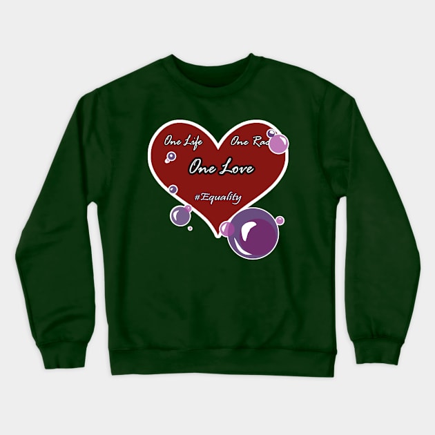 One Love Crewneck Sweatshirt by Minx Haven